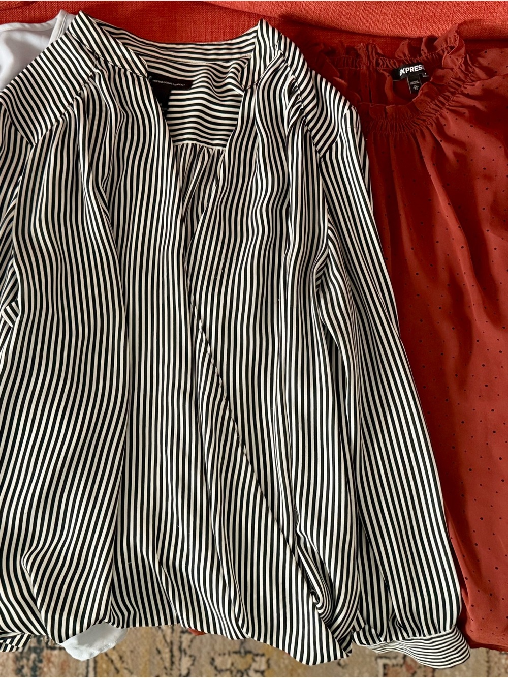 Four Women’s XL Blouses-INC, Express, Ivanka Trump, and Mason Jules